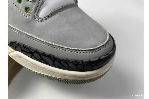 Chlorophyll Jordan Retro 3 136064-006 136064-006 Air 0429